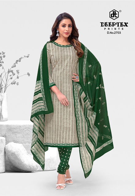 Deeptex Chief Guest Vol 27 Wholesale Printed Cotton Dress Material
